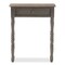 Baxton Studio Noemie Country Cottage Farmhouse Brown Finished 1-Drawer Console Table 146-8183 - alternate 4